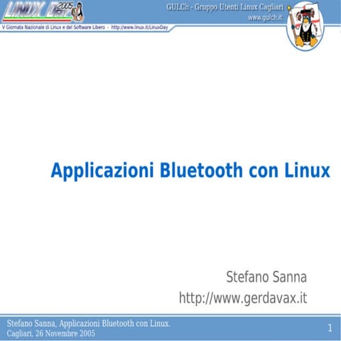 Applicazioni Bluetooth con Linux | PDF