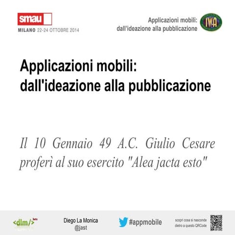 Applicazioni mobili: dall'ideazione alla pubblicazione