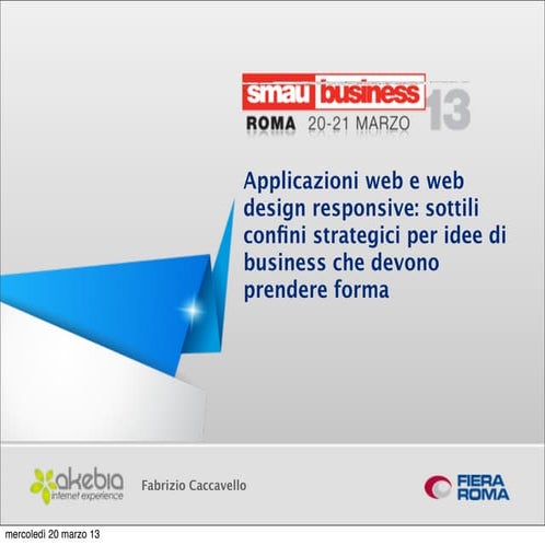 Applicazioni web e web design responsive
