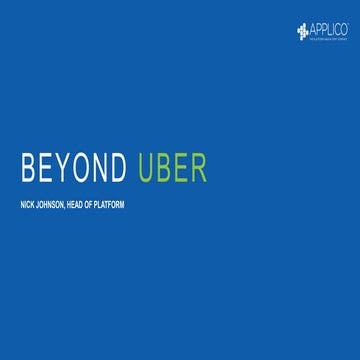 Beyond Uber: How the Platform Business Model Connects the World