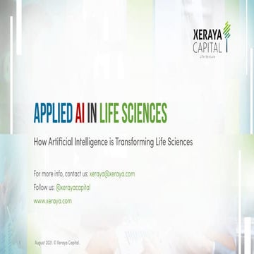 Applied Artificial Intelligence & How it's Transforming Life Sciences