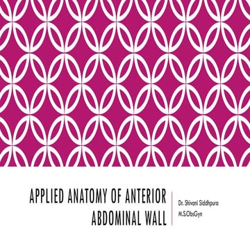 ANATOMY OF ANTERIOR ABDOMINAL WALL | PPTX