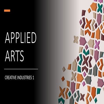 Learning about Applied Art and its Forms
