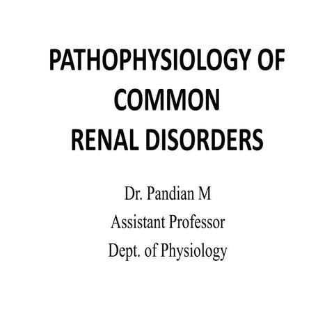 Applied aspects of Kidney and RFT by Dr. MP.pptx