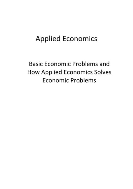 Applied Economics Module 2 Final Pdf Applied Economics Module 2 Final Pdf