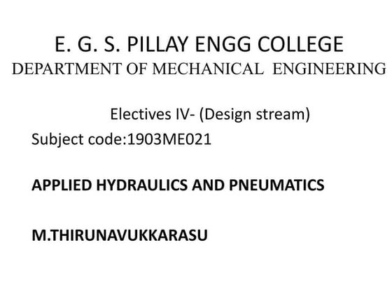 Pneumatics Vs Hydraulics Checklist Pdf