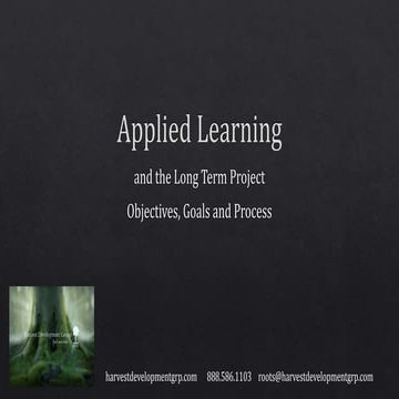 Applied learning