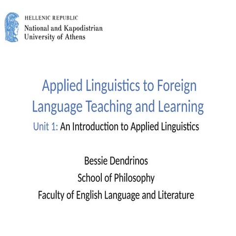 Applied linguistics and its interconnection with language teaching and learning.pptx
