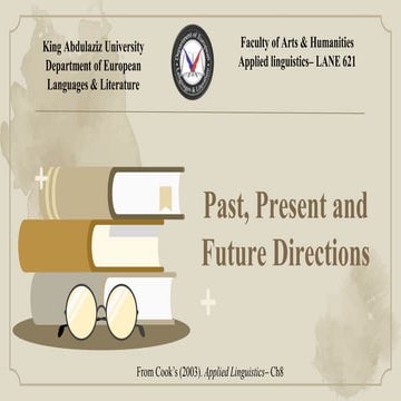 (Applied linguistics) cook's book ch 8