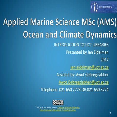 Applied marine science 2017