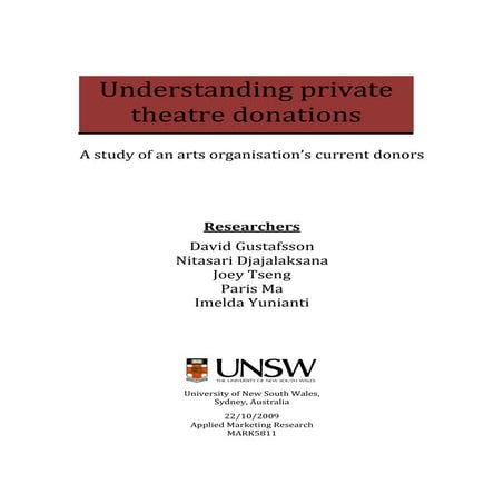 Applied Marketing Research Final Report