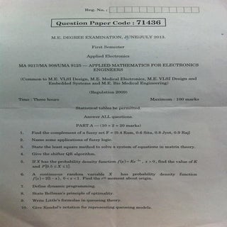 Applied maths for electronics engin...