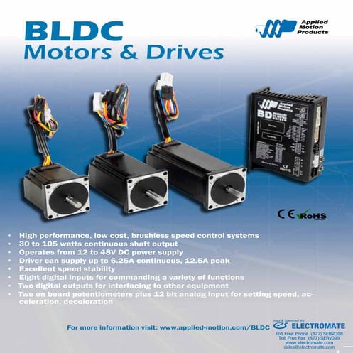 Applied motion products bldc datasheet