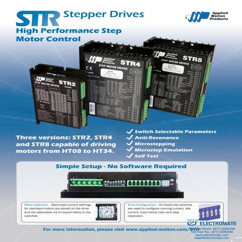 Applied motion products str datasheet