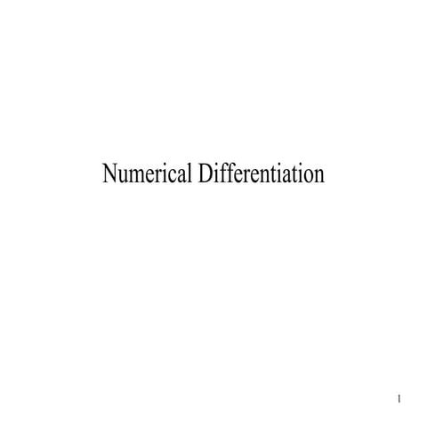 Applied numerical methods lec11