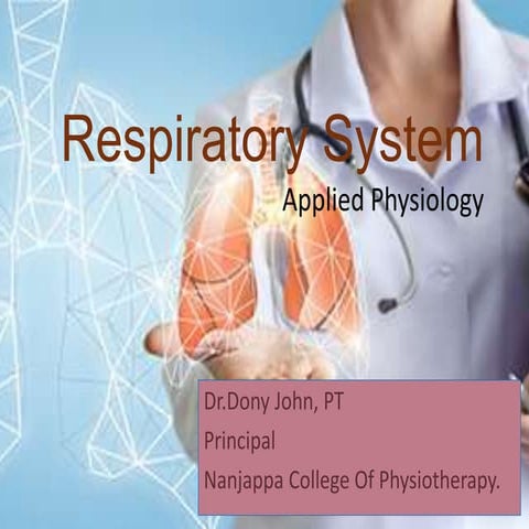Applied physiology of Respiration