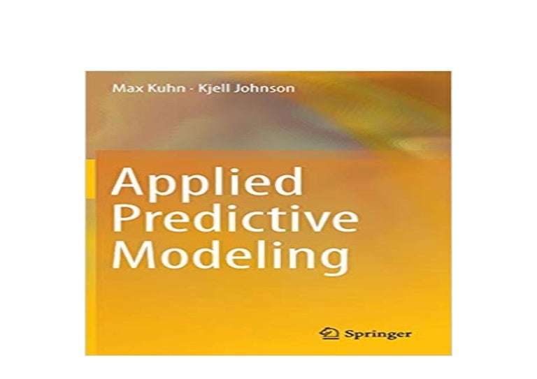 textbook_ library Applied Predictive Modeling 1st ed 2013