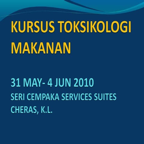 Applied toxicology  commercialization