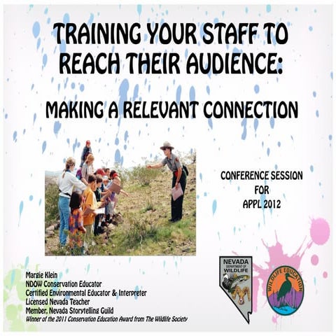 Appl Presentation Training Staff To Reach Audiences