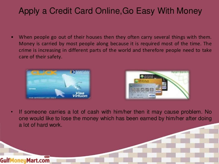 apply a credit card onlinego easy with money