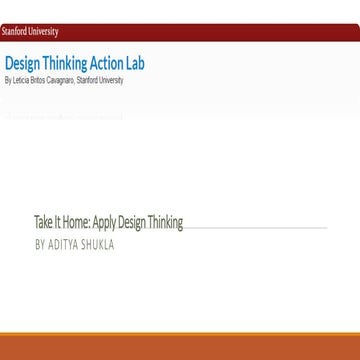 Apply Design Thinking