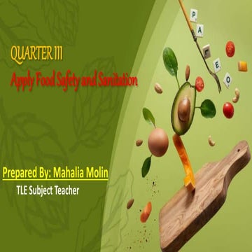 Apply Food Safety and Sanitation.pptx