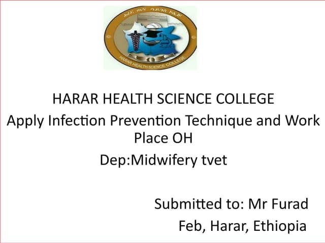 Apply infection prevention assignment .pptx