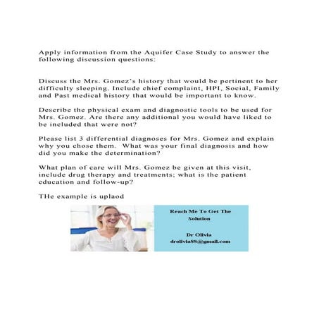 Apply information from the Aquifer Case Study to answer the foll.docx