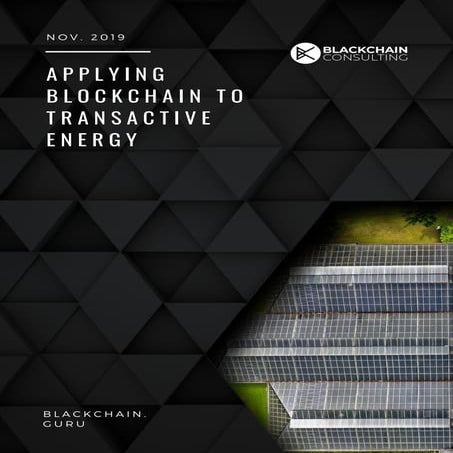 Applying Blockchain to Transactive Energy