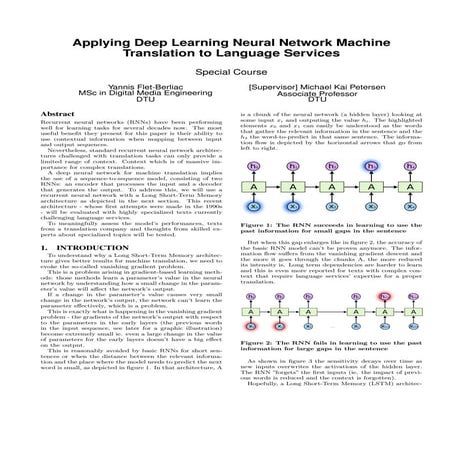 Applying Deep Learning Machine Translation to Language Services | PDF