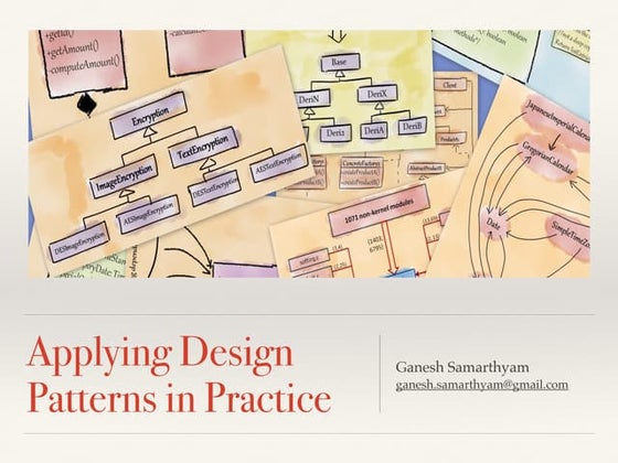 Applying Design Patterns in Practice