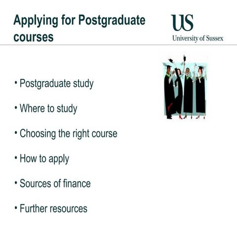 Benefits of Postgraduate Study | PPTX