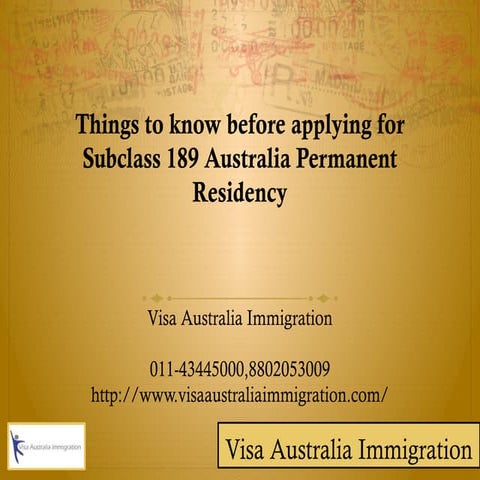 Your Path to Permanent Residency: A Guide to Visa 191 in Australia | DOCX