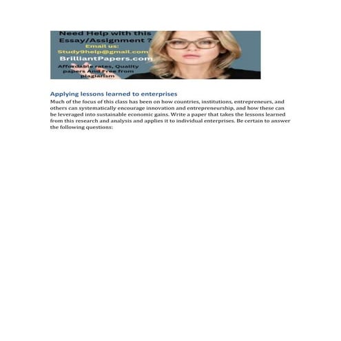 Applying lessons learned to enterprises.docx