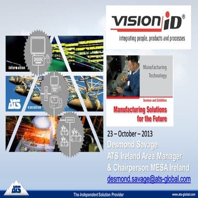 Applying manufacturing IT