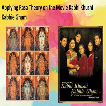 Applying Rasa Theory on the Movie Kabhi Khushi Kabhie Gham .pptx