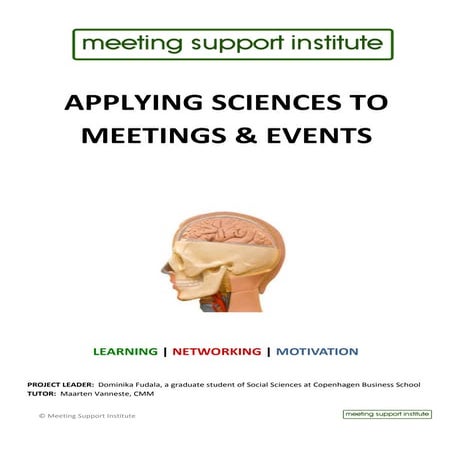 Applying sciences to meetings & events | PDF
