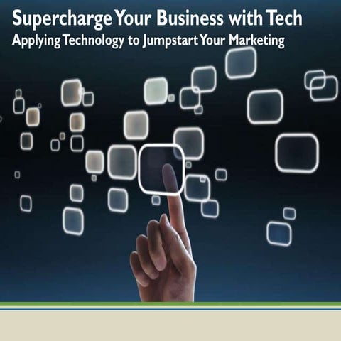 Applying technology to jumpstart your sales v092311