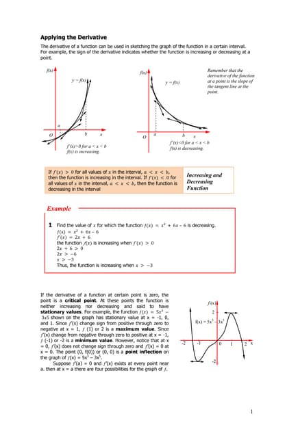 3.1 derivative of a function | PPT
