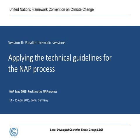 Applying the tehnical guidelines