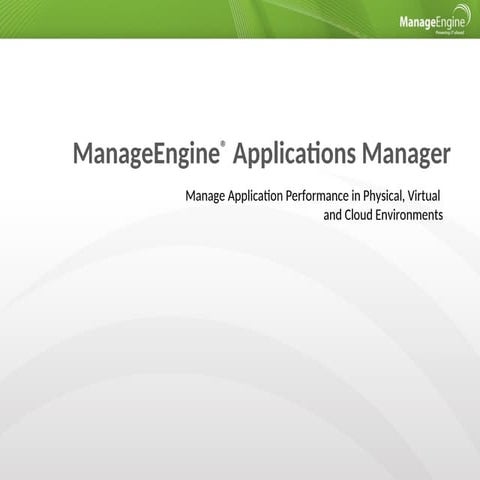 ManageEngine_AppManagerPlus_Overview.ppt