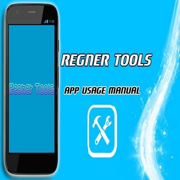 Regner Tools - App manual | PPTX