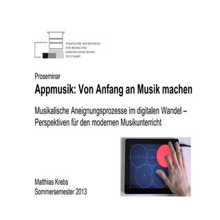 Appmusik: Von Anfang an Musik mache...