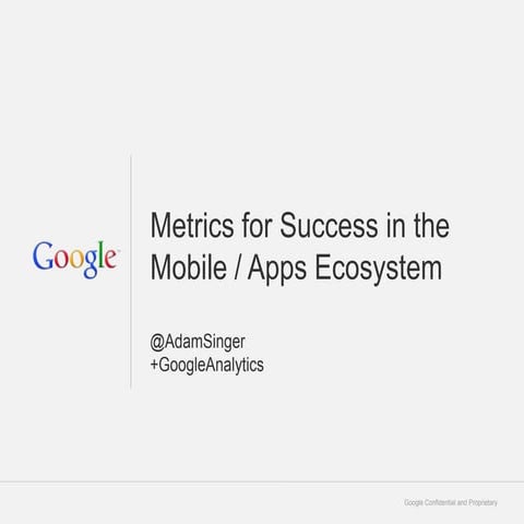 Appnation iv   google analytics presentation