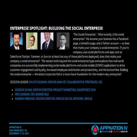 AN IV SF Building the Social Enterprise