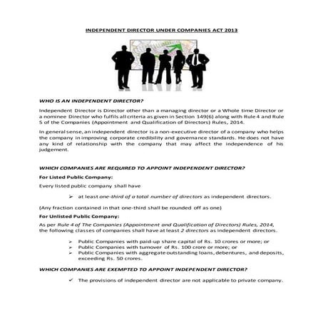 Independent director | PPTX