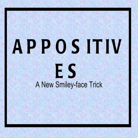 Appositives