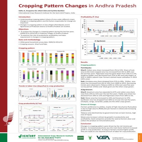 Cropping Pattern Changes in Andhra Pradesh | PDF