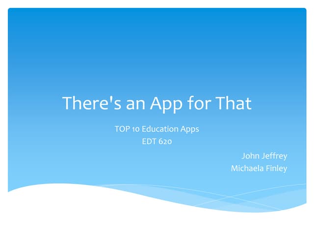 There is an App for That