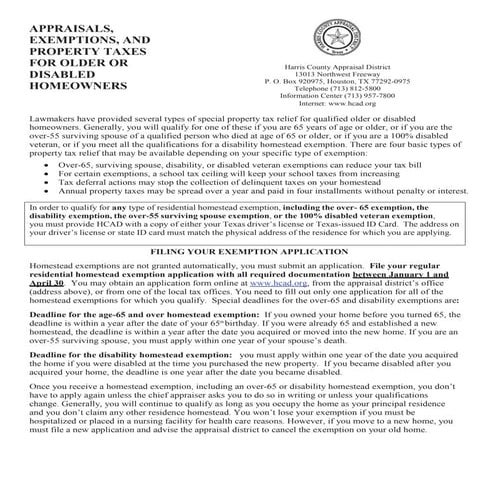 Texas homestead exemption | PDF